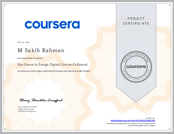 Canva Design Achievement